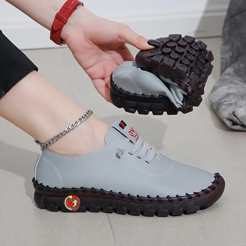 Lisa- Light e sapatos de couro que não deslizam para mulheres