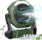 Ventilador de nebulizador portátil, ventilador de bateria recarregável de 8 polegadas 100mAh