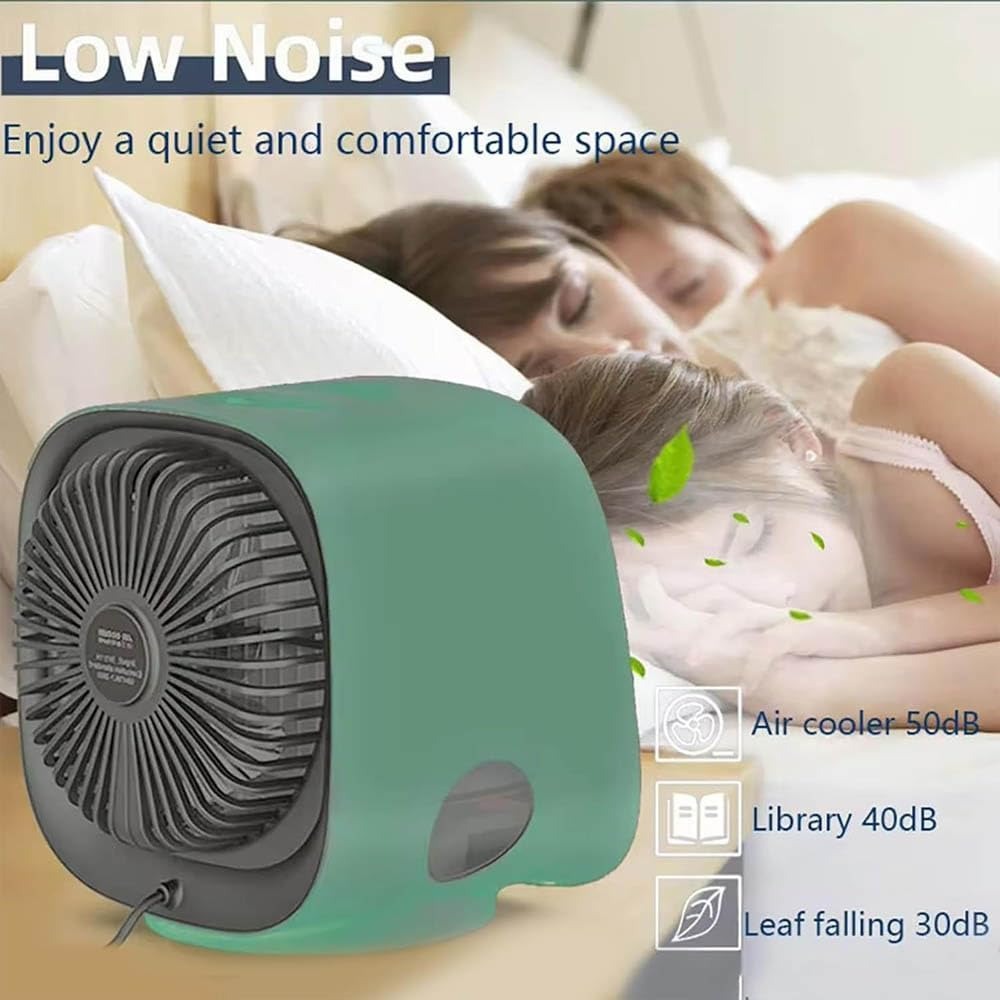 Mini USB Air Cooler - Fan pessoal compacto