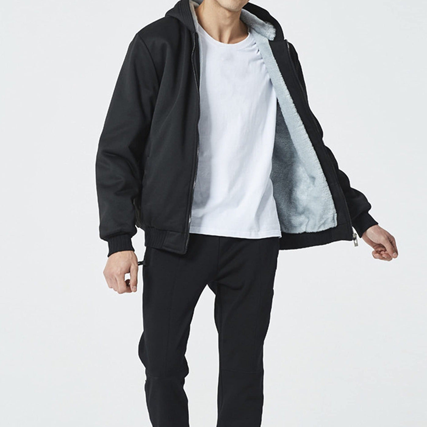 Jaqueta polar de inverno para homens