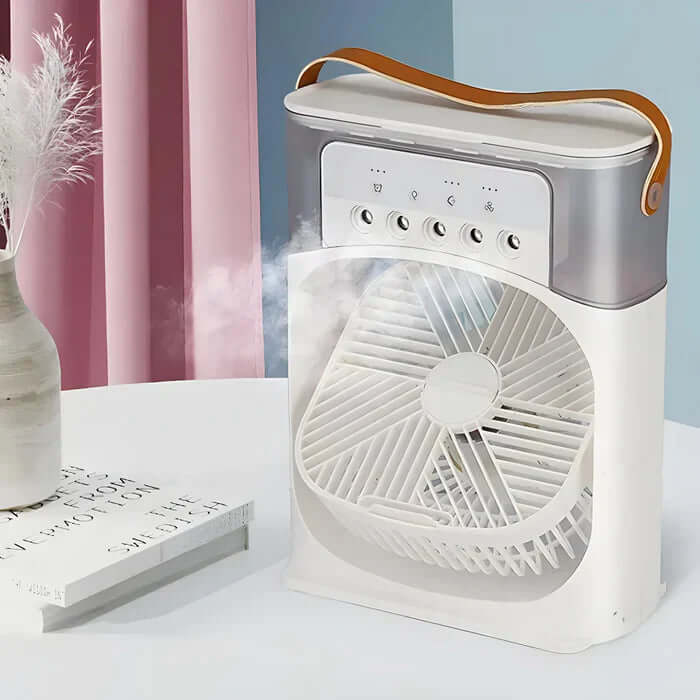 Refrigerador de ar portátil 3 em 1 com LED