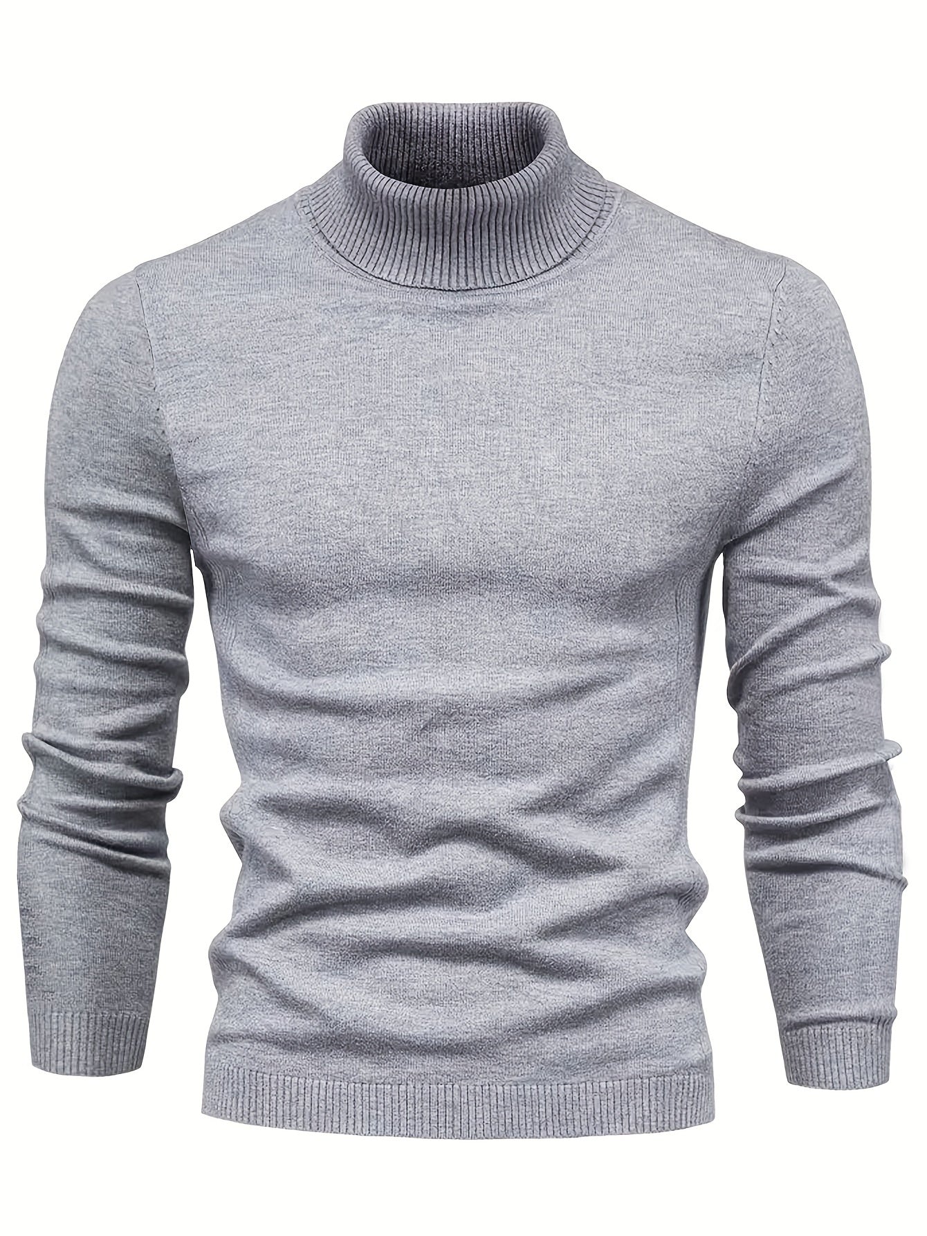 Jersey de pescoço alto - confortável e elegante para dias frios
