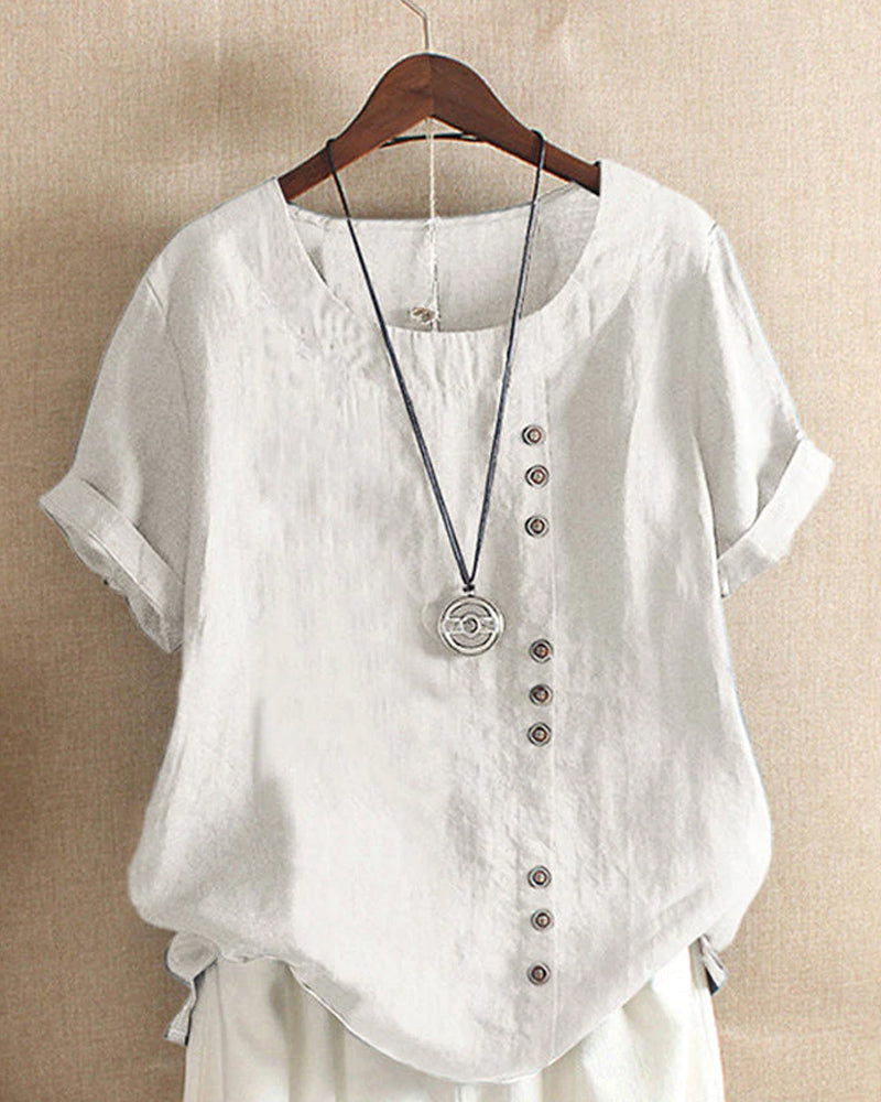 Blusa de mangá curta para mulheres