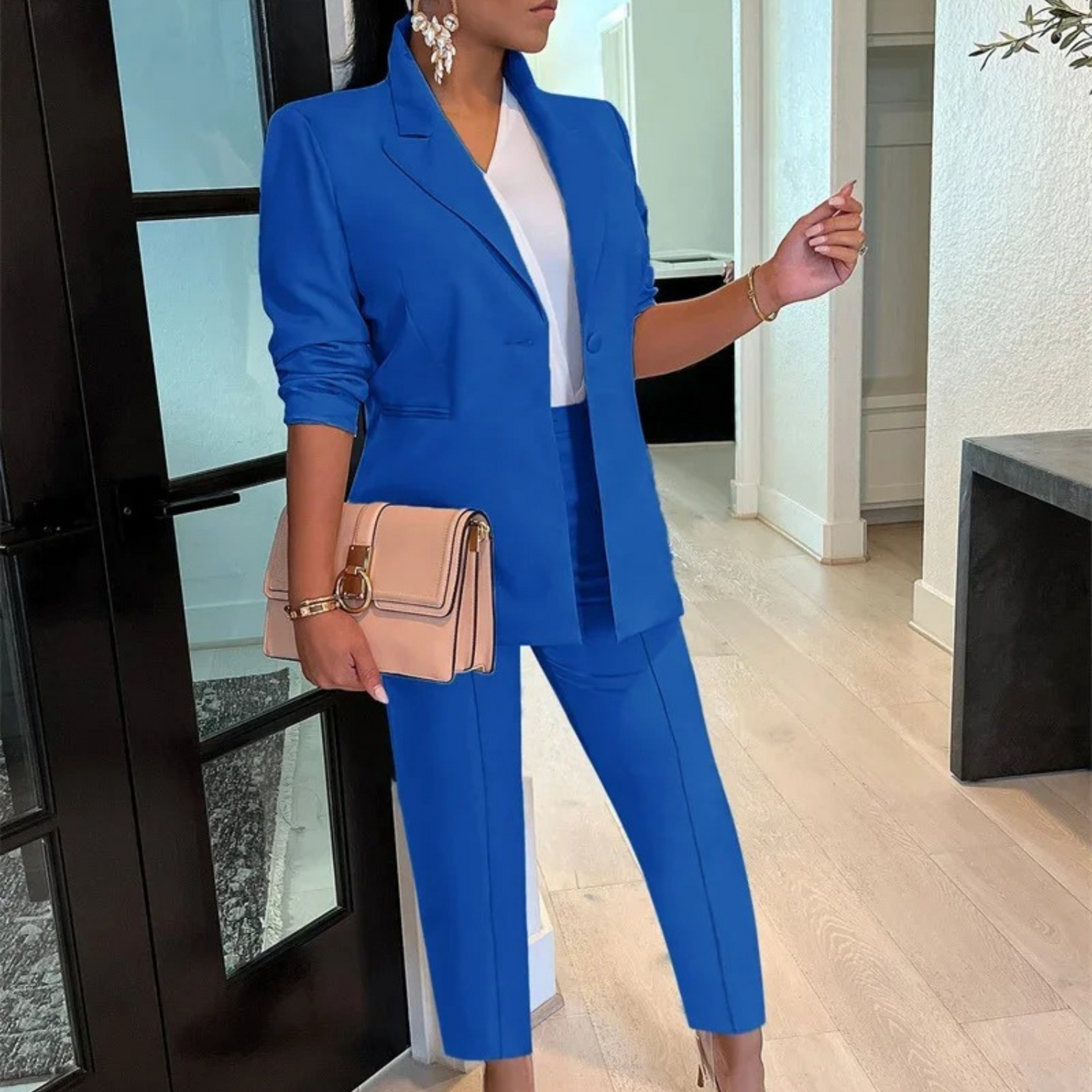 Conjunto de jaqueta Brinna | Estilo sofisticado e elegância versátil
