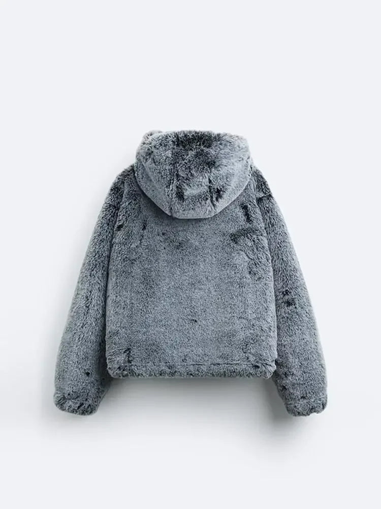 Pelodolce - casaco de inverno unissex de pelúcia