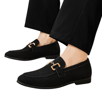 Mocassins de camurça de luxo para homens