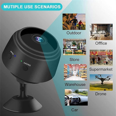 Eyecam Mini Caméra Espion : caméra de sécurité domestique compacte avec Wi-Fi