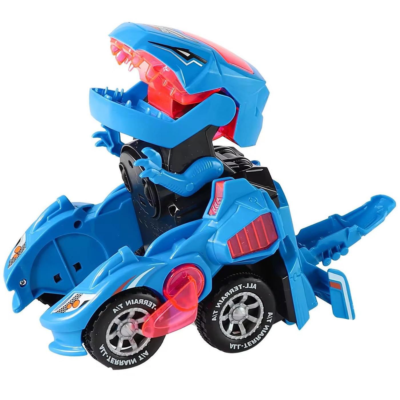 LED car for dinosaurs