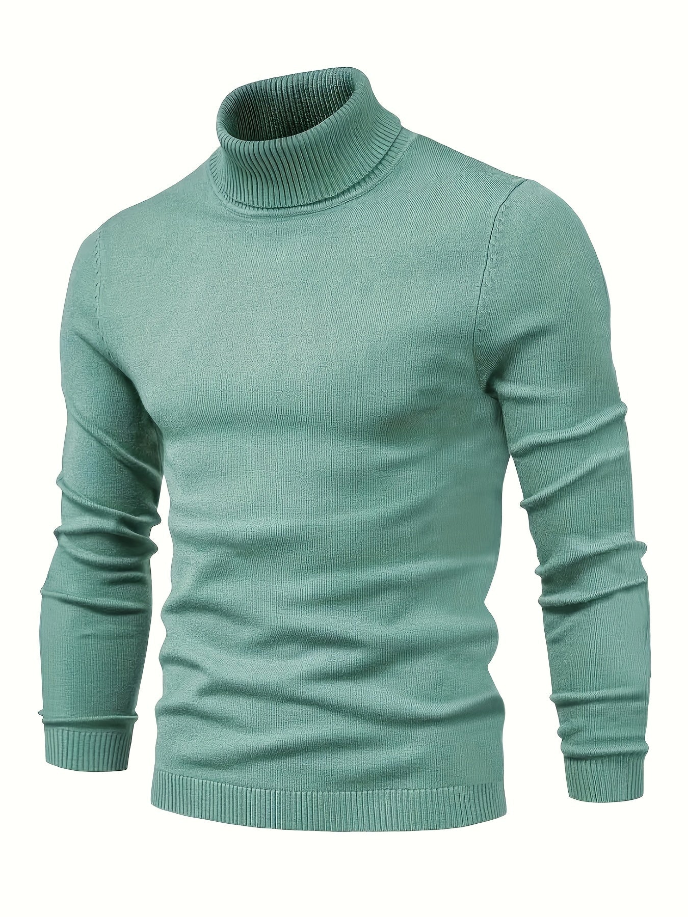 Jersey de pescoço alto - confortável e elegante para dias frios