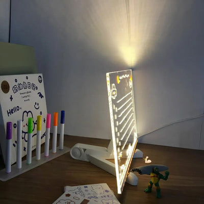 Bloc de notas LED con colores