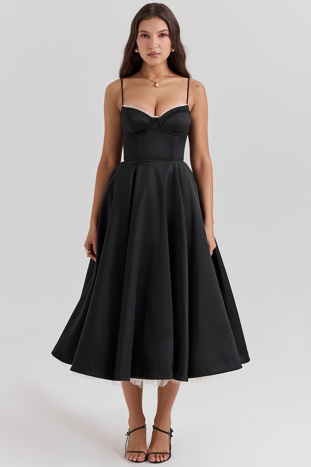 Sophie | Vestido de moldagem de luxo maxi