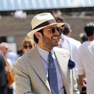 Carolous | Elegante chapéu Panamá clássico feito à mão