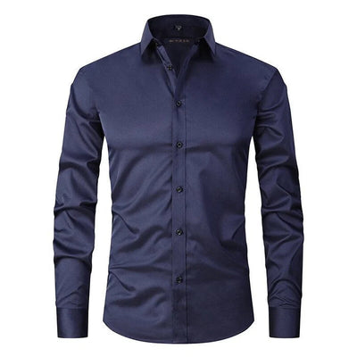 Lucas - camisa elástica resistente a rugas