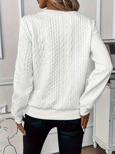 Sweater de malha elegante