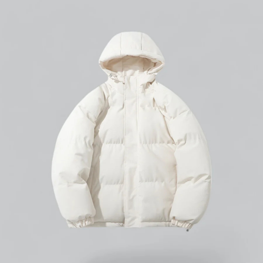Warme leichte Daunenjacke mit Kapuze | Winter-Pufferjacke für Frauen