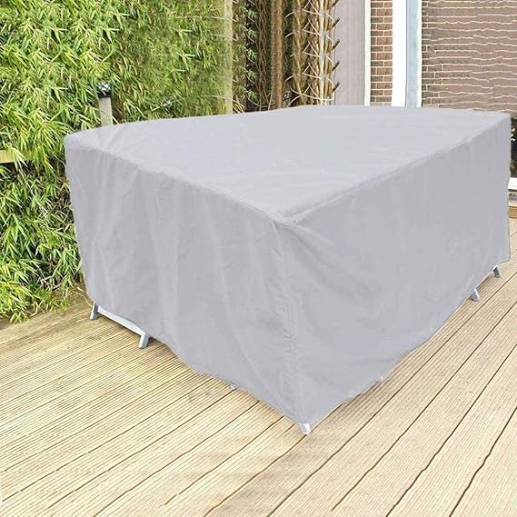 Housse imperméable pour meubles de jardin polyester noir