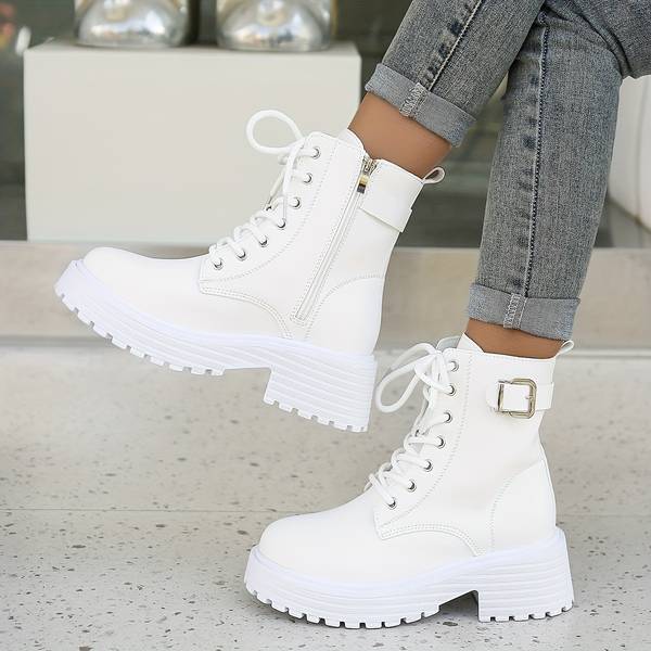 Botas de couro de luxo
