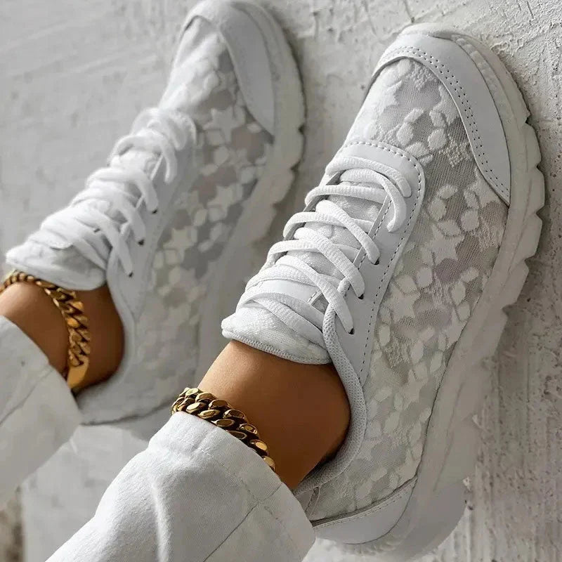 Sapatos ortopédicos de malha confortáveis