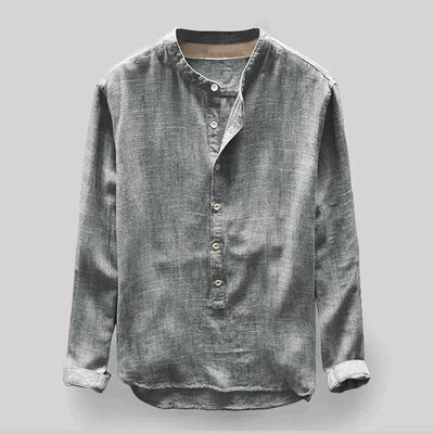 Camisa de linho masculina