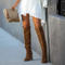 Botas clásicas de piel para mujer | Tacón