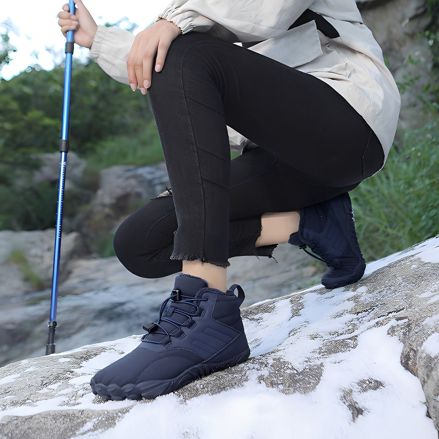 Jerred - Cómodo calzado barefoot de exterior para hombre