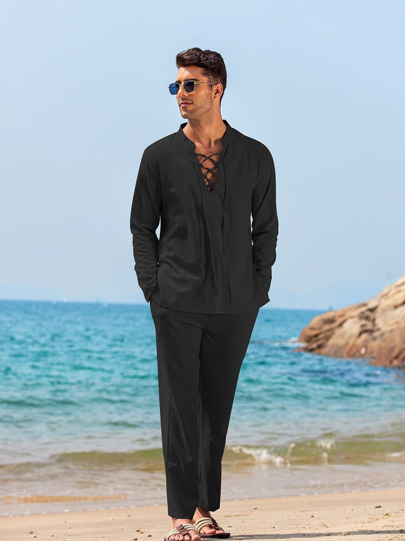 Set di due pezzi Beach Coasts per uomo
