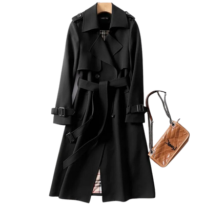 Elegante Gabardina para Senhora: Atemporal, Luz e Estilo