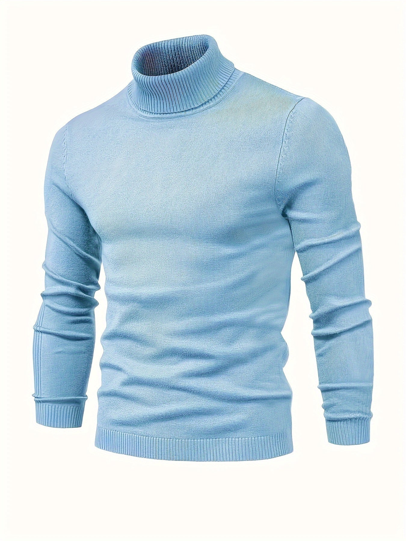 Jersey de pescoço alto - confortável e elegante para dias frios
