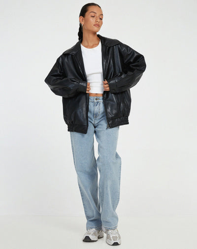 Élégante veste en cuir grande taille : confortable et moderne pour tous les jours