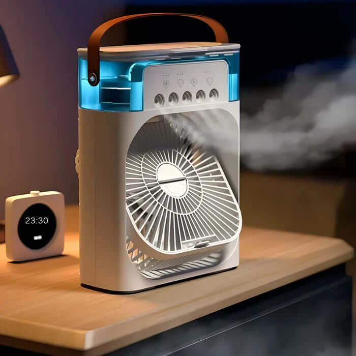 Refrigerador de ar portátil 3 em 1 com LED