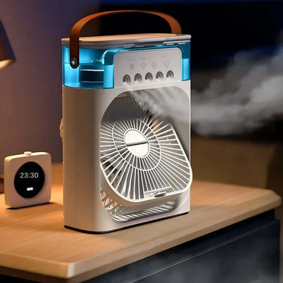 Refrigerador de ar portátil 3 em 1 com LED