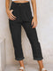 Pantalones casual de talle alto para mujer