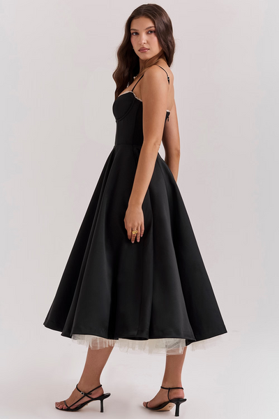 Sophie | Vestido de moldagem de luxo maxi
