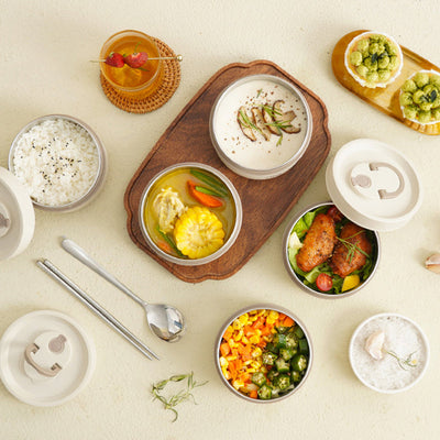 Boîte repas Conteneur isolant en acier inoxydable pour aliments