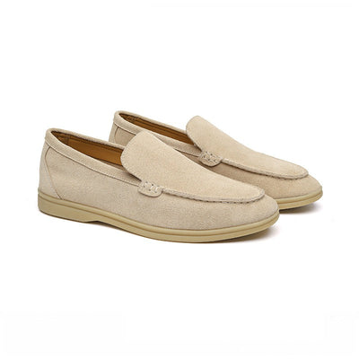 Mocassins exclusivos de camurça para o estilo de Milano