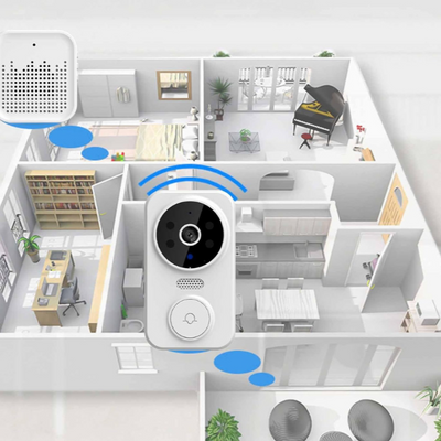 Timbres WiFi inteligentes con cámara y alarma - Seguridad HD