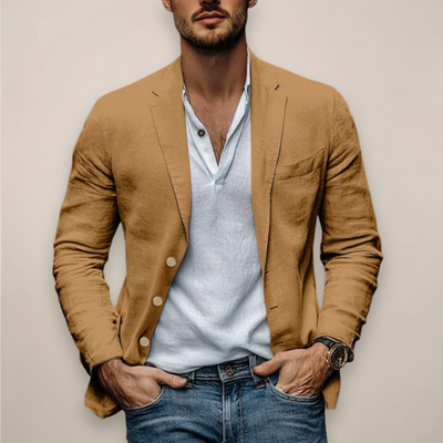 Blazer en lin pour homme : léger, confortable et élégant pour l'été