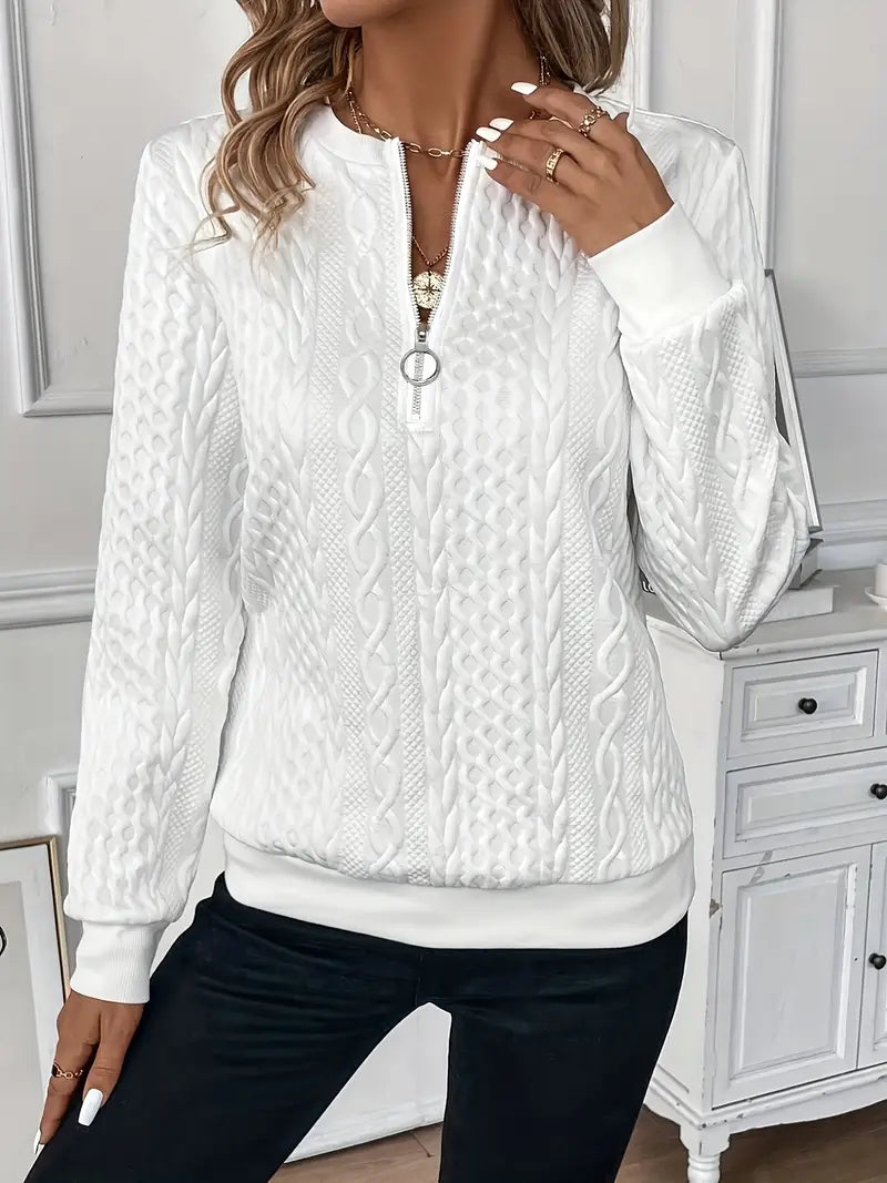 Sweater de malha elegante