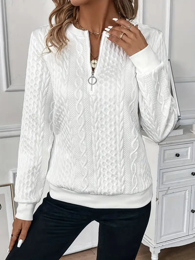 Sweater de malha elegante