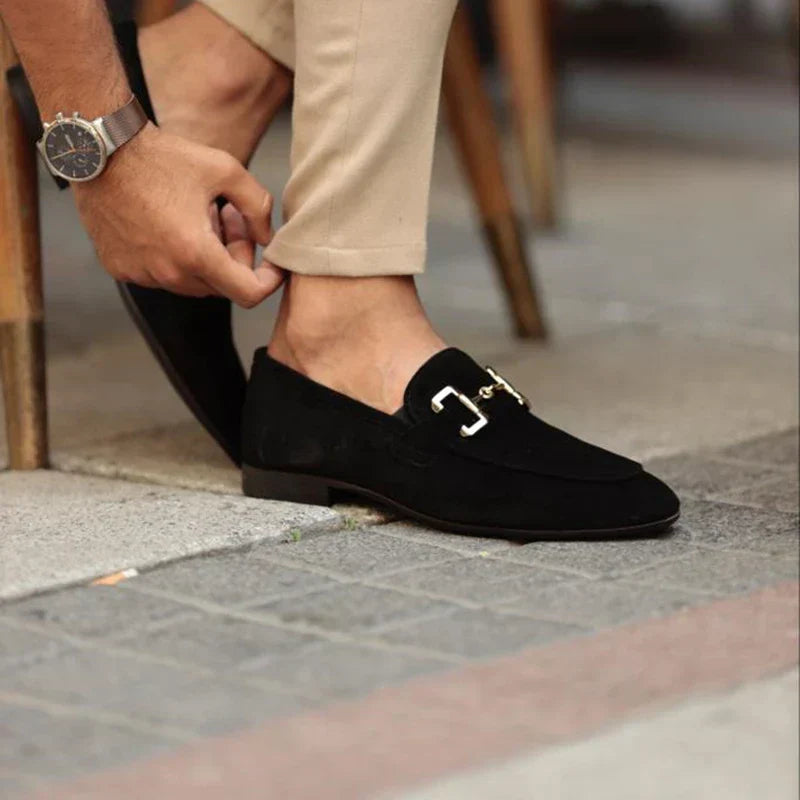 Mocassins de negócios elegantes para homens