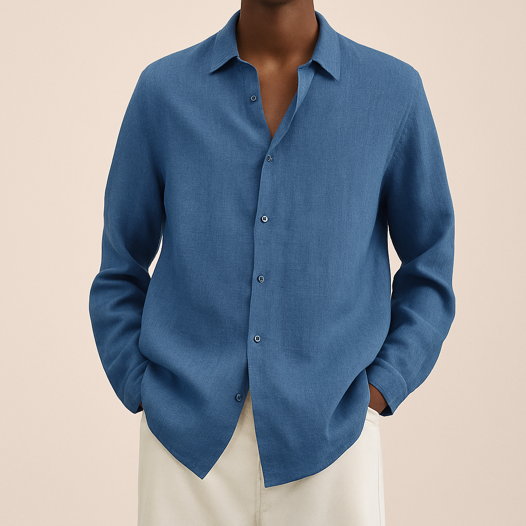 Camisa de vestir para homem de linho - Albert