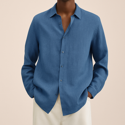 Camisa de vestir para homem de linho - Albert