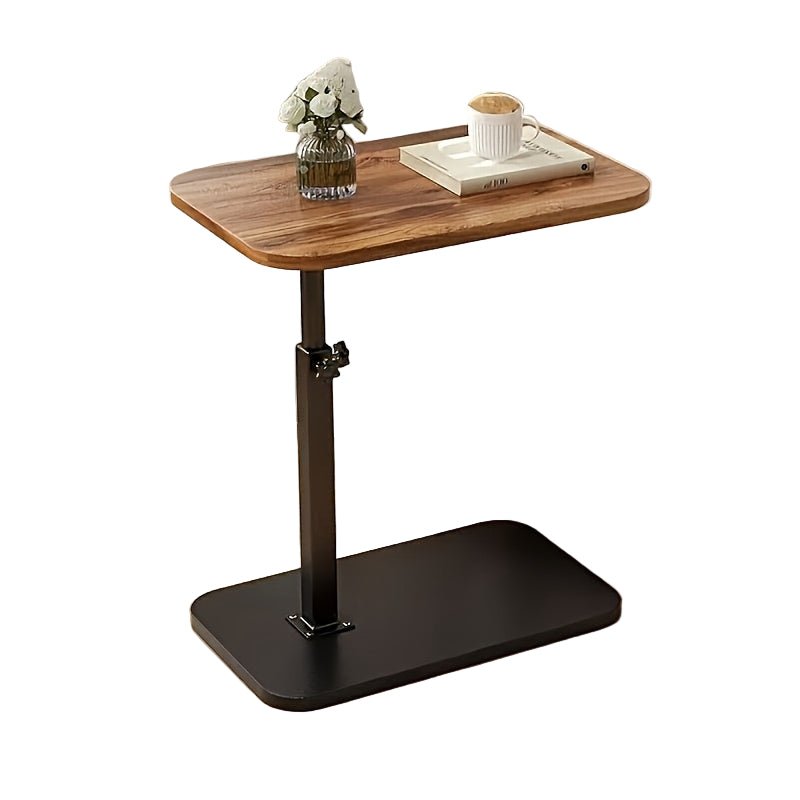 ADJUSTA - Mesa auxiliar regulable con tablero de madera y estructura de metal