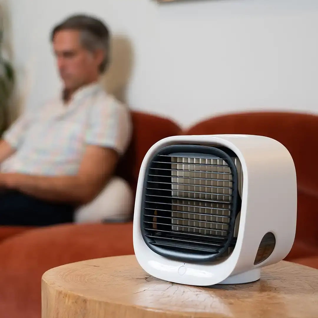 Mini USB Air Cooler - Fan pessoal compacto