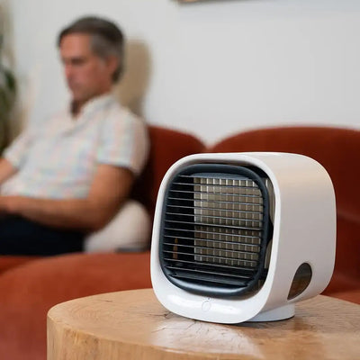 Mini USB Air Cooler - Fan pessoal compacto