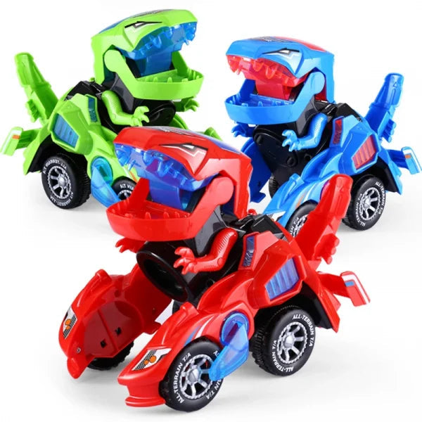 LED car for dinosaurs