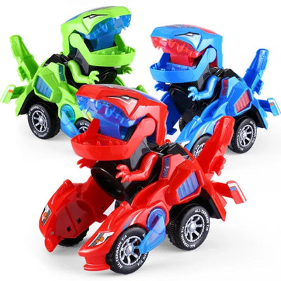 LED car for dinosaurs