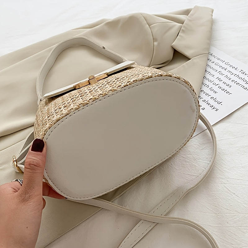 Avery | Bolsa de palha chique para mulheres