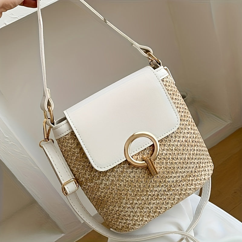 Avery | Bolsa de palha chique para mulheres