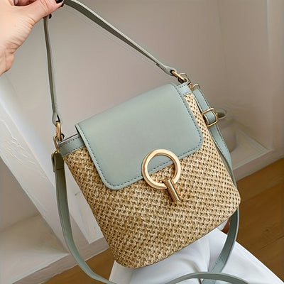 Avery | Bolsa de palha chique para mulheres